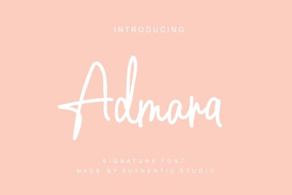 Admara: The Handwritten Font for Crafters