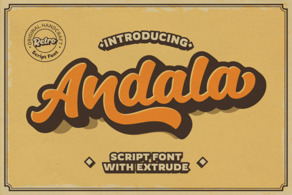 Andala: A Quirky Handwritten Font for Editorial Design