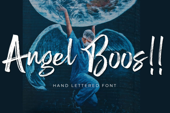 Angel Boos: A Handwritten Font for Memorable Branding