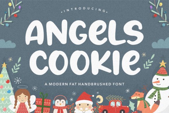 Angels Cookie Font: Sweet Handwritten Style for Makers
