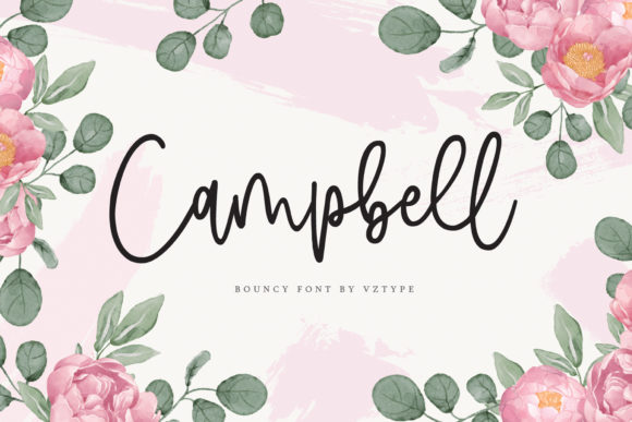 Campbell Font Review: A Modern Calligraphy Typeface for Branding
