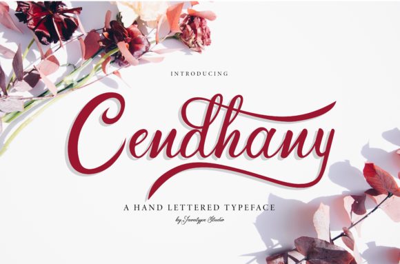 Cendhany: An Elegant Script Font for Editorial Design