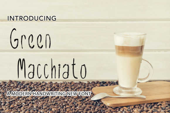 Elevate Your Brand with the Green Macchiato Typeface