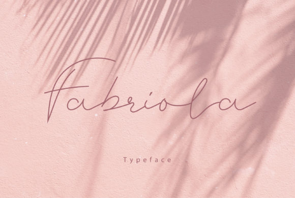 Fabriola: A Delicate Handwritten Font for Makers