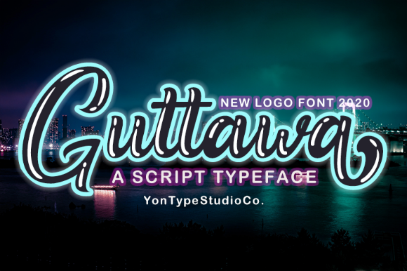 Guttawa: A Bold Handwritten Font for Editorial Design