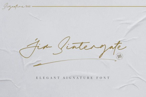Jim Sintergate: A Relaxed Handwritten Font for Makers