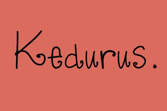 Kedurus Font Review: A Stylish Script for Campaigns