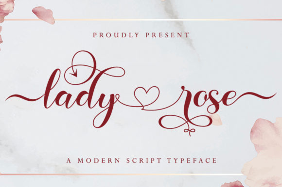 Lady Rose: The Handwritten Font That Elevates Your Brand