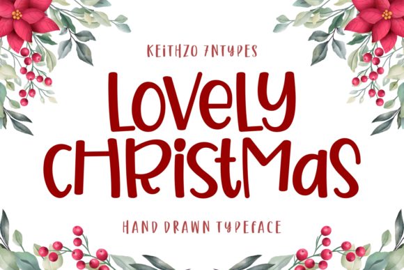 Lovely Christmas: A Festive Font for Your Brand Identity