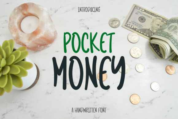 Pocket Money Font: The Perfect Handwritten Typeface for Makers