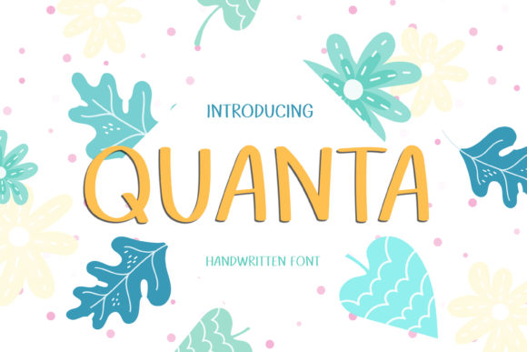 Quanta Font: A Bold Handwritten Typeface for Web Design