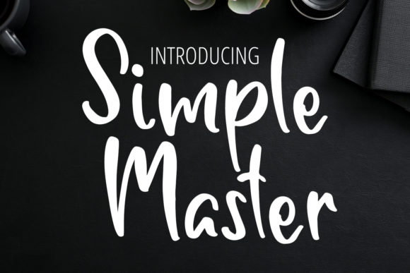 Simple Master: A Handwritten Font for Authentic Branding