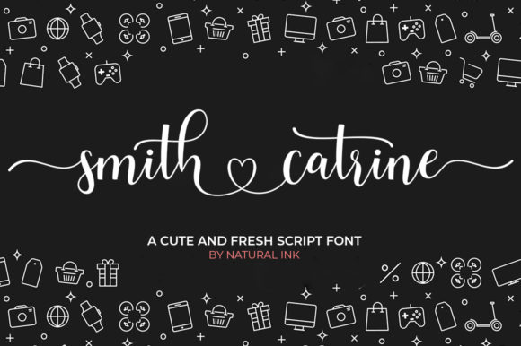 Smith Catrine: The Handwritten Font for Scroll-Stopping Brand Content