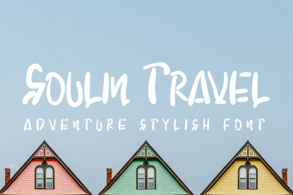 Soulin Travel: A Whimsical Handwritten Font for Crafters