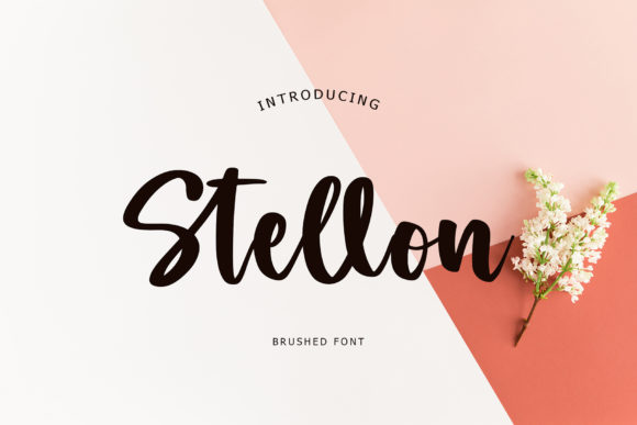 Stellon: A Handwritten Typeface for Modern Web Design